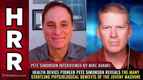 Pete Simonson reveals the many startling physiological benefits of the JUVENT machine