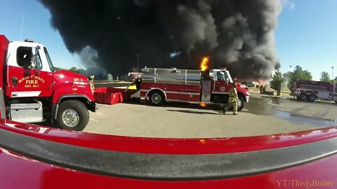 Rockton’s Fire releases dash cam video from Chemtool commercial fire