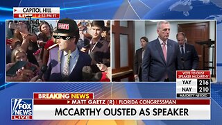 Kevin McCarthy Removed From Speaker Of The House