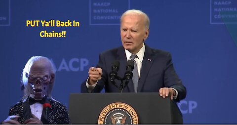 Biden Screams At NAACP, Says Trump Wanted To Call Troops On Peaceful Protests!