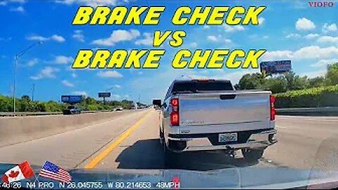 CAMMER BRAKE CHECKS TAILGATER WHICH THEN BRAKE CHECKS BACK