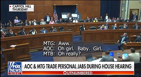 AOC VS MTG IN HOUSE HEARING