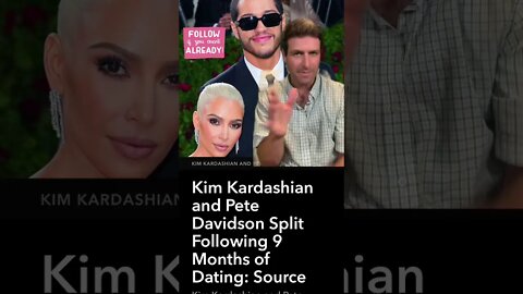 Kim Kardashian & Pete Davidson: Time To Say Goodbye..
