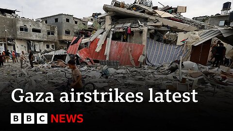 Israel intensifies airstrikes in Gaza as communications cut off - BBC News #Gaza #Israel #BBCNews