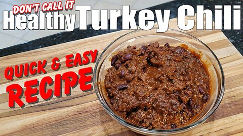 Amazing Turkey Chili Recipe