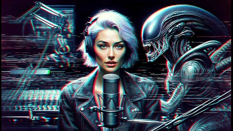 Alien Glitched - Visual Sci-Fi Distortion #aianimation #alien