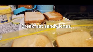 Breakfast sandwiches #breakfast