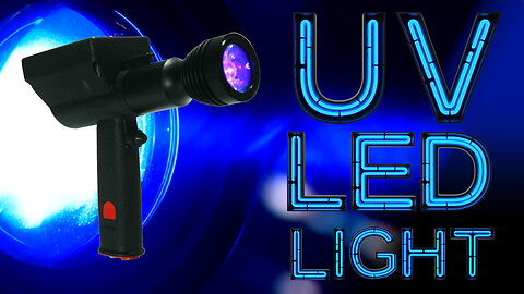 Rechargeable UV LED Pistol Grip Light