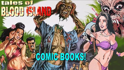 Tales of BLOOD Island Comic Books & Crowd Funding Schwag