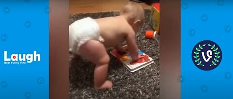 Funny Kids Fails & Baby Video #LAUGH