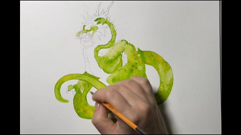 Dragon Timelapse painting