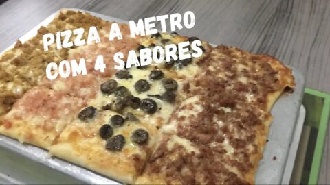 Aula 05 - Pizza a Metro com 4 Sabores