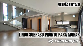 CASA0084 LINDO SOBRADO NOVO EM CONDOMÍNIO NA ZONA SUL DE RIBEIRÃO PRETO - PRONTO PARA MORAR