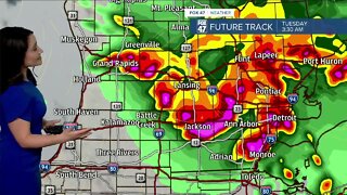FOX 47 Weather: Strong, severe storms possible in mid-Michigan Monday night