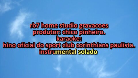 hino oficial do sport club corinthians paulista karaoke playback instrumental solado