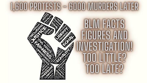 CONGRESSIONAL INVESTIGATION of Black Lives Matter? The BLM Link to Massive Homicide Increases
