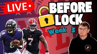 NFL Week 3 LIVE Before Lock... Week 3 Q & A | Fantasy Football Stream #64