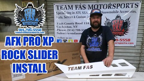 AFX RZR Pro XP Rock Slider Install by Team FAS Motorsports