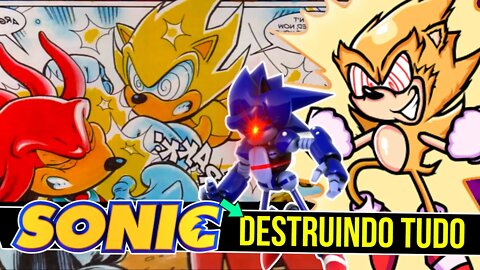 SUPER SONIC acabou com KNUCKLES | Super Sonic vs Metalix #shorts