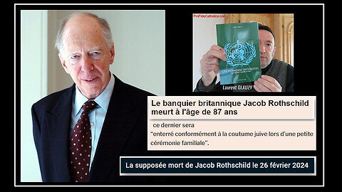 Jacob Rothschild. Une mort suspecte selon Laurent Glauzy ... (Hd 720)