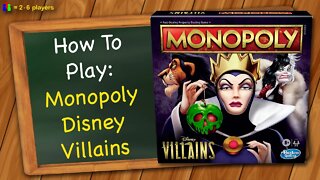 How to play Monopoly Disney Villains