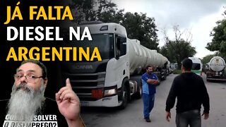 CAMINHONEIROS enfrentam filas de 12 HORAS para abastecer com DIESEL na ARGENTINA