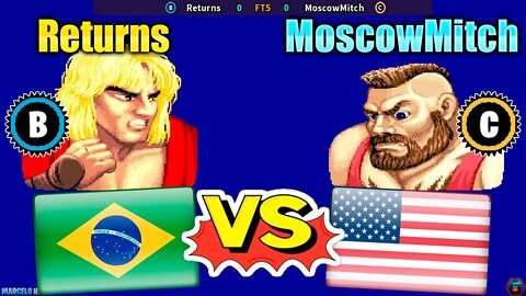 Street Fighter II': Hyper Fighting (Returns Vs. MoscowMitch) [Brazil Vs. U.S.A.]