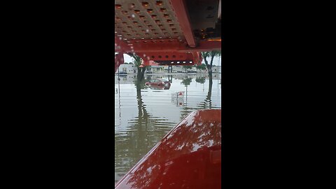 Sioux falls sd flooding target parking lot