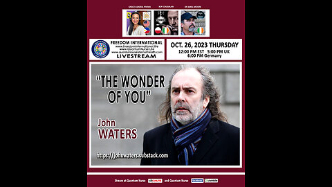 John Waters - “THE WONDER OF YOU”
