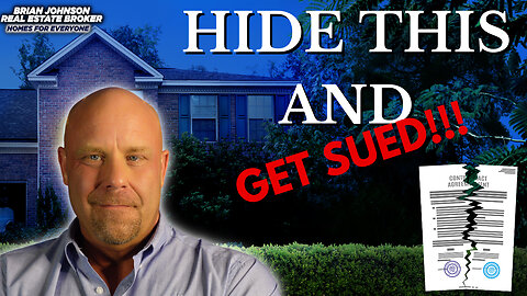 What A Home Seller Must Disclose To Keep From Getting Sued | Must Follow