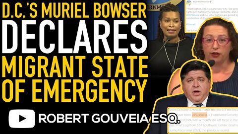 DC Mayor Muriel Bowser Declares MIGRANT EMERGENCY and Blames AZ and TEXAS for BUSING Crisis