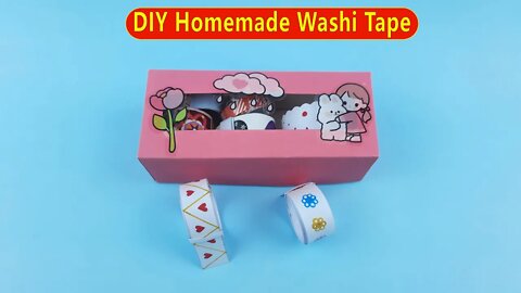 DIY Homemade Washi Tape/ Journal Washi Tape Idea - Easy Paper Crafts