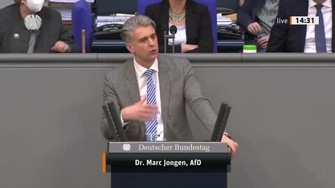 An die Grünen Sie selbst sind die hässlichen Deutschen- - Marc Jongen - AfD-Fraktion im Bundestag