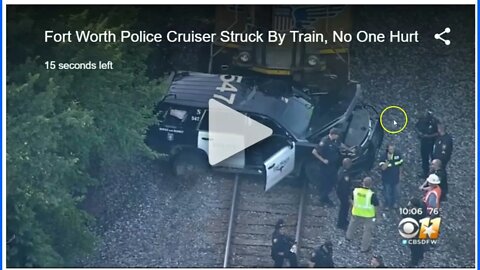 Police Call For Train Laws To Stop Trains From Hitting Police Cars - It's Only Tax Payer Money