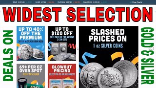 The Widest Selection Of Year End Gold & Silver Deals