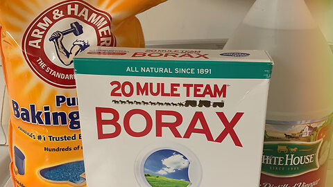 Baking Soda, Borax, and Vinegar Laundry Detergent