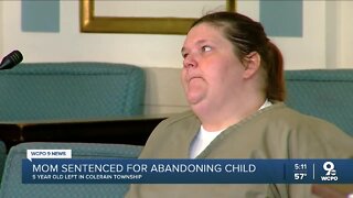 Indiana Mom who abandoned 5-year-old son in Colerain not sentenced to any jail time