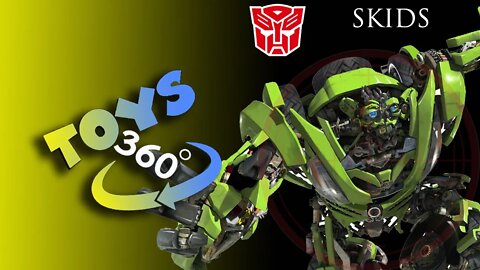Skids Transformers Movie ROTF - Custom paint toy (Revenge of the fallen) review 360 #shorts
