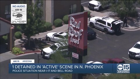 One detained in 'active' scene at Red Roof Inn in Phoenix