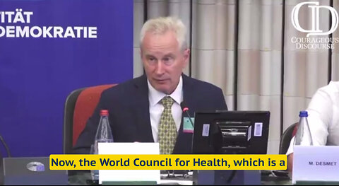 During EU Parliament Speech, Dr McCullough Backs WCH Call to Pull ALL Covid-19 Vaccines Off the Market