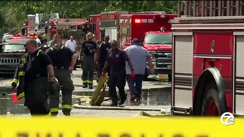 Neighbors fed up with fires, abandoned homes and react to Detroit firefighter rescue