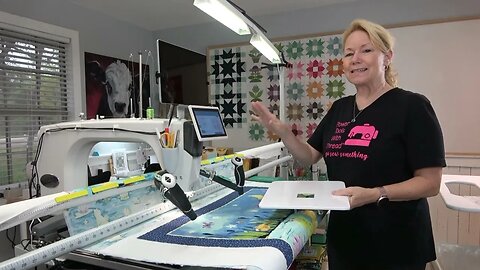 How to Add a Binding & Trim While the Quilt is Still on the Longarm Frame! Save Time!