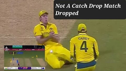 Virat Kohli Catch dropped Marsh miss the match basically Dropped the Match Marsh and Carey#AusvsInd