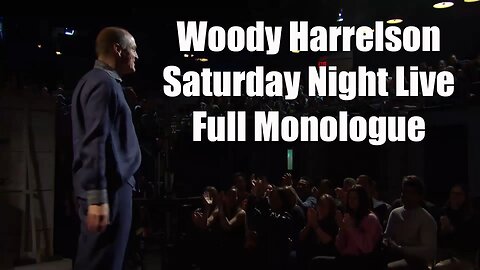 Woody Harrelson Saturday Night Live Full Monologue