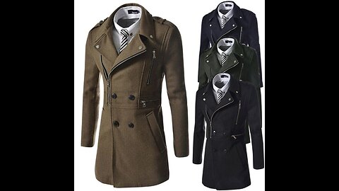 Men Thick Lapel Coat Available Online https://TheOneStopShop1.com
