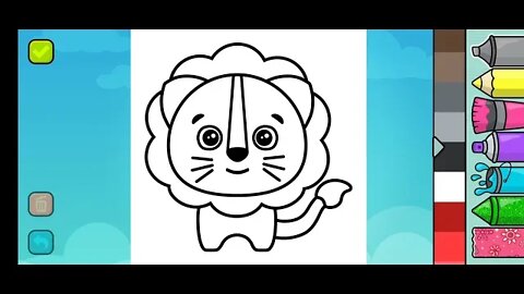 Coloring book- games for kids App👶No Copyright Videos👶#coloringbook #kidsgames #kidsgamevideo Clip 8