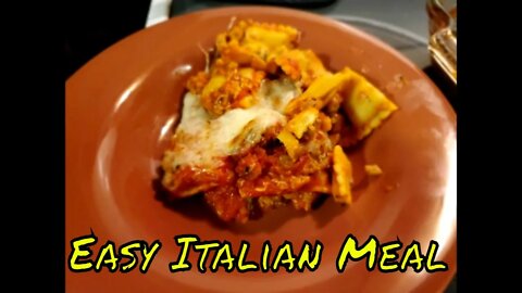 What's Cooking With The Bear? Ravioli Lasagna #easyItalian #bakedravioli