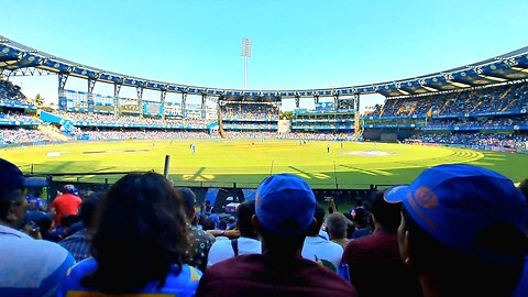 Cricket Match in Wankhede Stadium Mumbai 2023