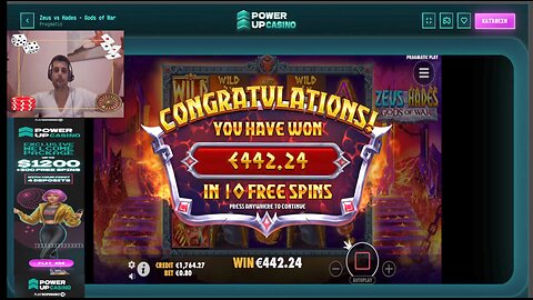 442,24€ in 10 free spins Power Up casino 💪 vasils Cfu 🇬🇷 May 15, 2024