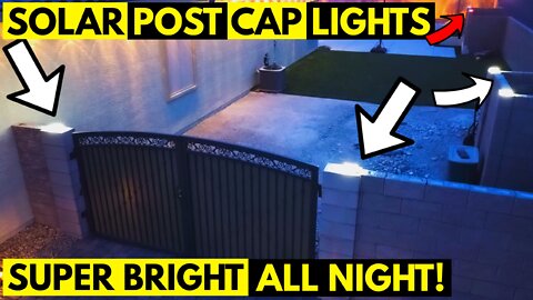 Solar Light Post Review | Tsunlighting Solar Post Cap Light - RGB!